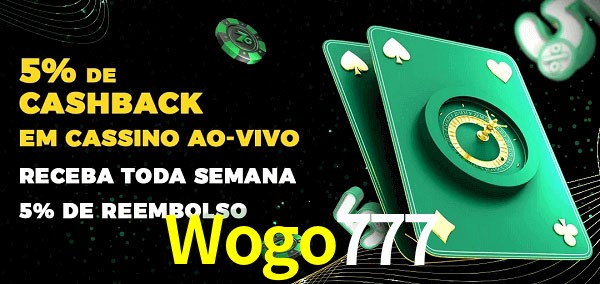Promoções do cassino ao Vivo Wogo777